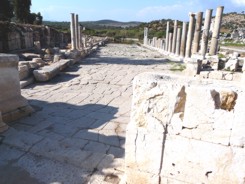 Patara Stone flagged Roman market area