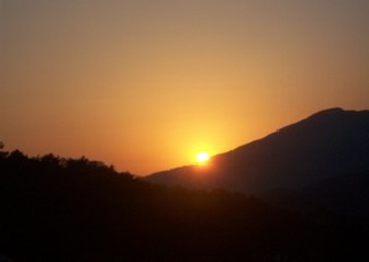Villa rental looking over Uzumlu valley towards the coast